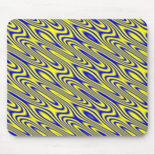 Lapis Lazuli Wirbel Abstractes Muster Mauspad