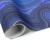 Lapis Lazuli Wrapping Paper Geschenkpapier (Rolleneckpunkt)