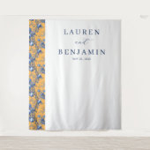 Lapis Rose Wedding Wandteppich (Vorderseite)