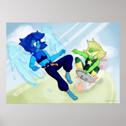Lapis und Peridot reformiert Poster (Vorne)