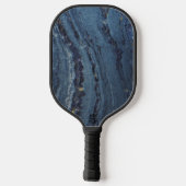 Lapislazuli-Edelstein Pickleball Schläger (Rückseite)