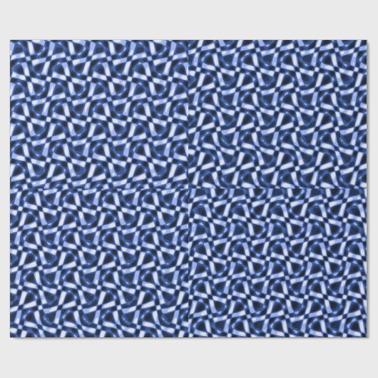Lapislazuli-Farben-Simulation Geschenkpapier (Flach)