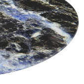 Lapislazuli-hackendes Glasbrett Schneidebrett (Ecke)