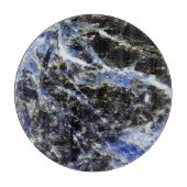 Lapislazuli-hackendes Glasbrett Schneidebrett (Vorderseite)