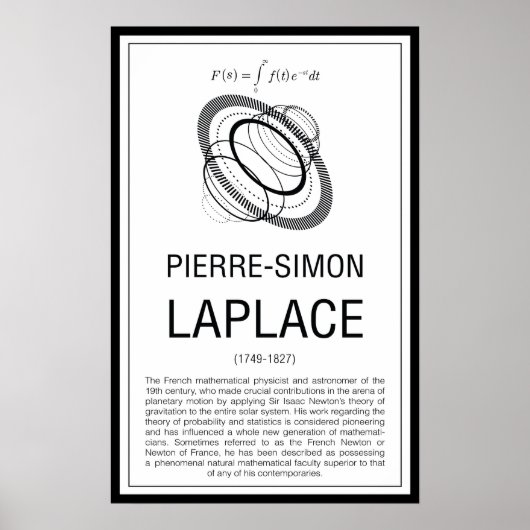 Laplace Poster (Vorne)