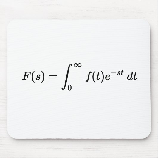 Laplace-Transformation-Gleichung, mathematische Gr Mousepad (Vorne)