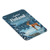 Lapland Finnland Vintage Magnet (Rechte Seite)
