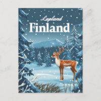 Lapland Finnland Vintage
