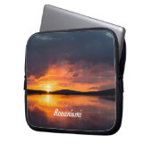 Lapland Sunset Laptopschutzhülle (Vorderseite Links)