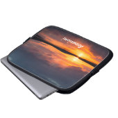 Lapland Sunset Laptopschutzhülle (Vorne Knopf)