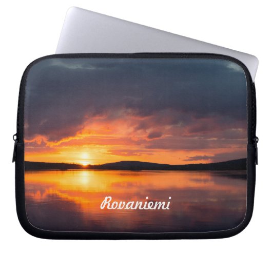 Lapland Sunset Laptopschutzhülle (Vorderseite)