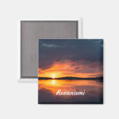 Lapland Sunset Magnet (Vorderseite/Rückseite)