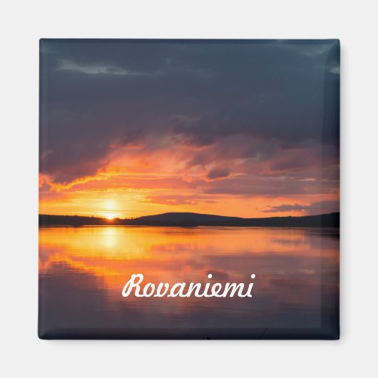 Lapland Sunset Magnet (Vorne)
