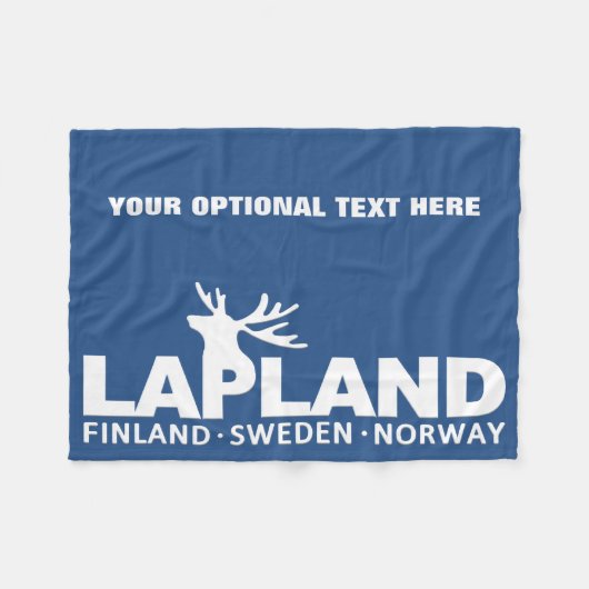 LAPLAND-Vliesdecke Fleecedecke (Vorderseite (Horizontal))