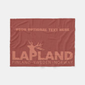 LAPLAND-Vliesdecke Fleecedecke (Vorderseite (Horizontal))