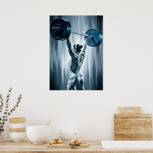 L'APOGÉE DE SAPHIR (Sapphire Apex) Poster (Küche)