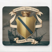 Laporte dit Saint Georges Wappen 1 Mousepad (Vorne)