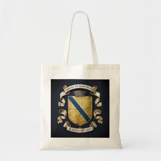 Laporte dit Saint Georges Wappen 5 Tragetasche (Vorne)