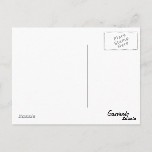 Laposte Postkarte (Rückseite)