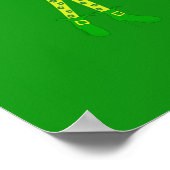 Läppchen am St. Patrick's Day Poster (Ecke)