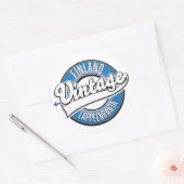 Lappenranta Finland Reiselogo Runder Aufkleber (Umschlag)