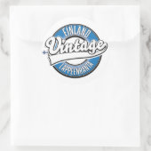 Lappenranta Finland Reiselogo Runder Aufkleber (Tasche)