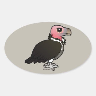 Lappet-Amulture Ovaler Aufkleber