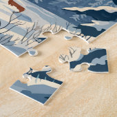 Lappland Finnland - Kunst Vintag Puzzle (Seite)