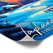 Lappland Finnland Kunstzeitschrift Poster (Ecke)