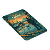 Lappland Finnland Magnet (Rechte Seite)