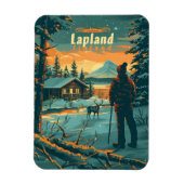 Lappland Finnland Magnet (Vertikal)