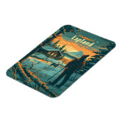 Lappland Finnland Magnet (Linke Seite)