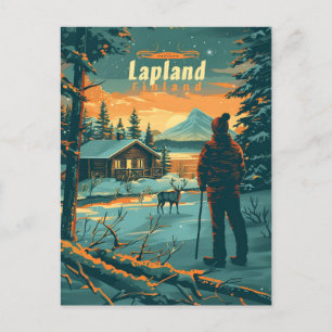 Lappland Finnland Postkarte