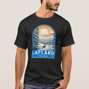 Lappland Finnland Reise Kunst Vintage T-Shirt