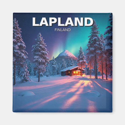 Lappland Finnland - Reise Magnet (Vorne)