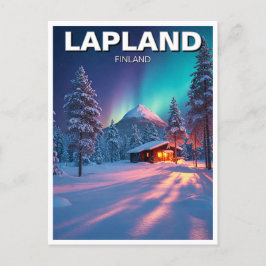 Lappland Finnland - Reise Postkarte