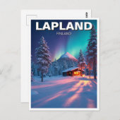 Lappland Finnland - Reise Postkarte (Vorne/Hinten)