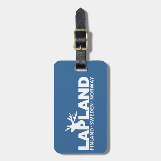 LAPPLAND-Gewohnheits-Gepäckanhänger Gepäckanhänger (Vorderseite vertikal)