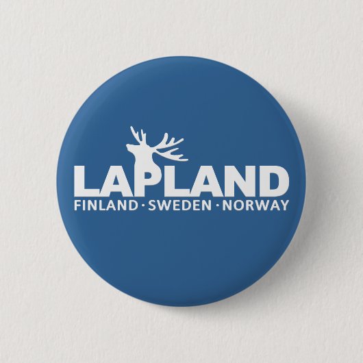 LAPPLAND-Gewohnheitsknopf Button (Vorderseite)