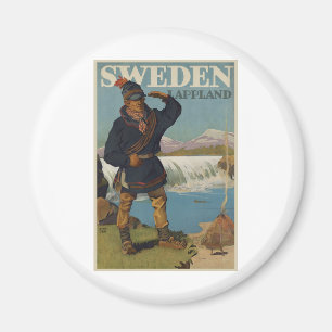 Lappland Schweden Magnet