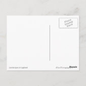 Lappland Winterlandschaften Schwarze Bilderrahmen Postkarte (Rückseite)