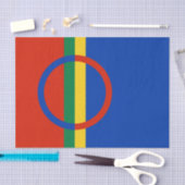 Lapplandflagge (Weihnachten) (Sami) (Laplander) Seidenpapier (Handwerk)