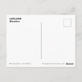 Lapplandwald Postkarte (Rückseite)