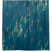 Läppwellen Duschvorhang (Vorderseite)