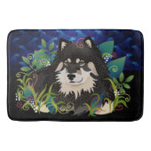 LAPPY BLISS blue waves Craft or Bath mat Badematte (Vorderseite)