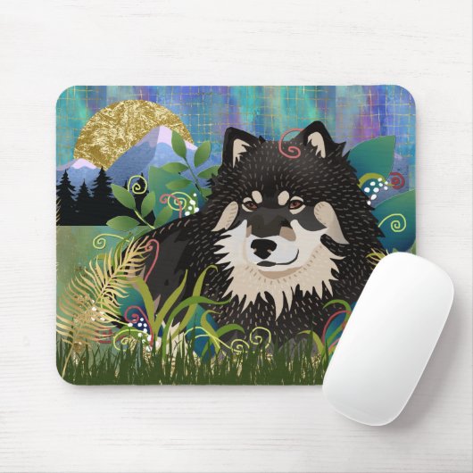 LAPPY BLISS - FINNISH LAPPHUND - Mousepad (Mit Mouse)