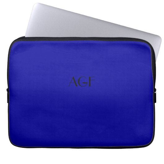 Laptop-Ärmel 176Monogramm für 13"-Laptop Laptopschutzhülle (Vorderseite)