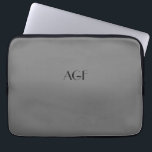 Laptop-Ärmel 252 Monogramm für 13"-Laptop, Laptopschutzhülle<br><div class="desc">Laptop-Ärmel oder Monogramm 13"-Laptop,  grau252</div>