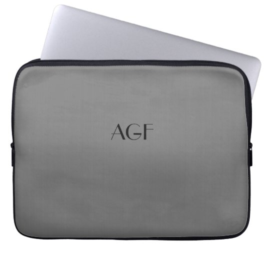 Laptop-Ärmel 252 Monogramm für 13"-Laptop, Laptopschutzhülle (Vorderseite)