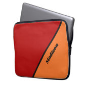 Laptop-Ärmel für individuelle Namen Laptopschutzhülle (Vorderseite Links)